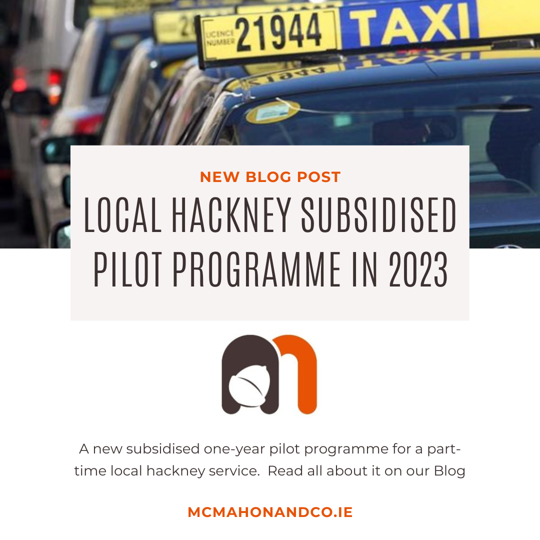 Local Hackney Subsidised Pilot Programme In 2023 McMahon Co   Hackney Taxi 